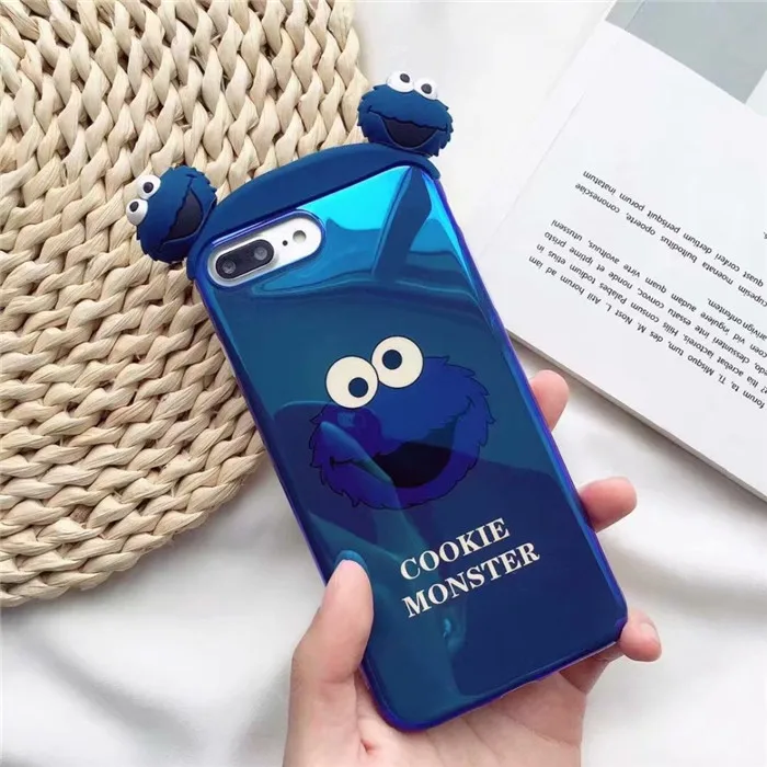 Для iPhone 11 Pro MAX футболка с рисунками из мультфильма «Улица Сезам», жабы, кролика, Розовая пантера синий свет IMD чехол для iPhone Xs XR Xs Max X 6 6s7 8 Plus - Цвет: 13
