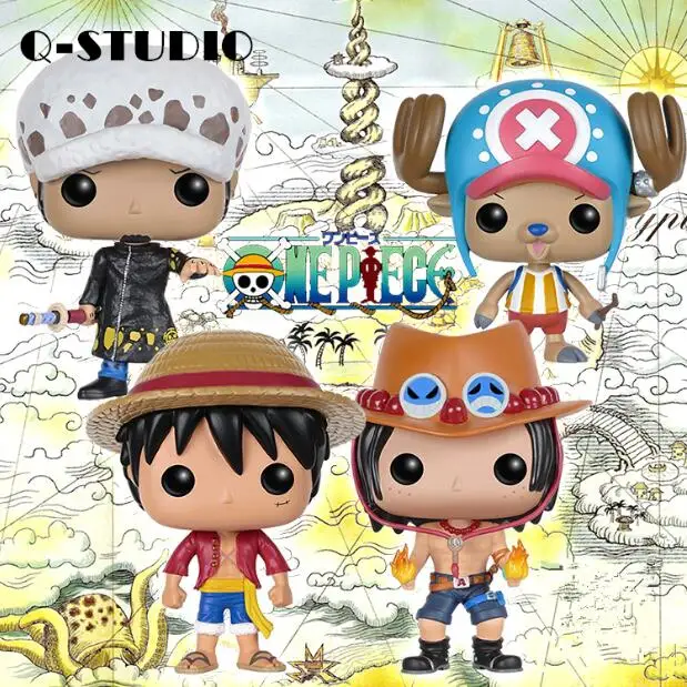 Funko Pop One Piece Коллекционная модель игрушка обезьяна D. Луффи нами Фрэнки фигурку ПВХ