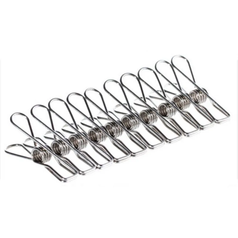 20x нержавеющая сталь Одежда колышки для стирки ветрозащитные зажим Висячие зажимы Универсальный