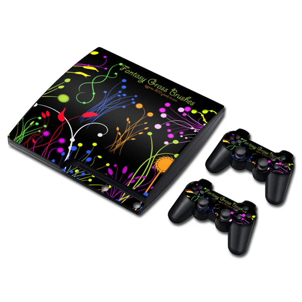 НОВЫЙ Наклейка на весь корпус кожи Стикеры для Игровые приставки PS3 SLIM