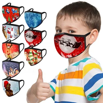 

Child Outdoor Washable Reuse Face Mask Protection Mouth Mask Breathable Earloop Mouth Cover Face Shiled#3