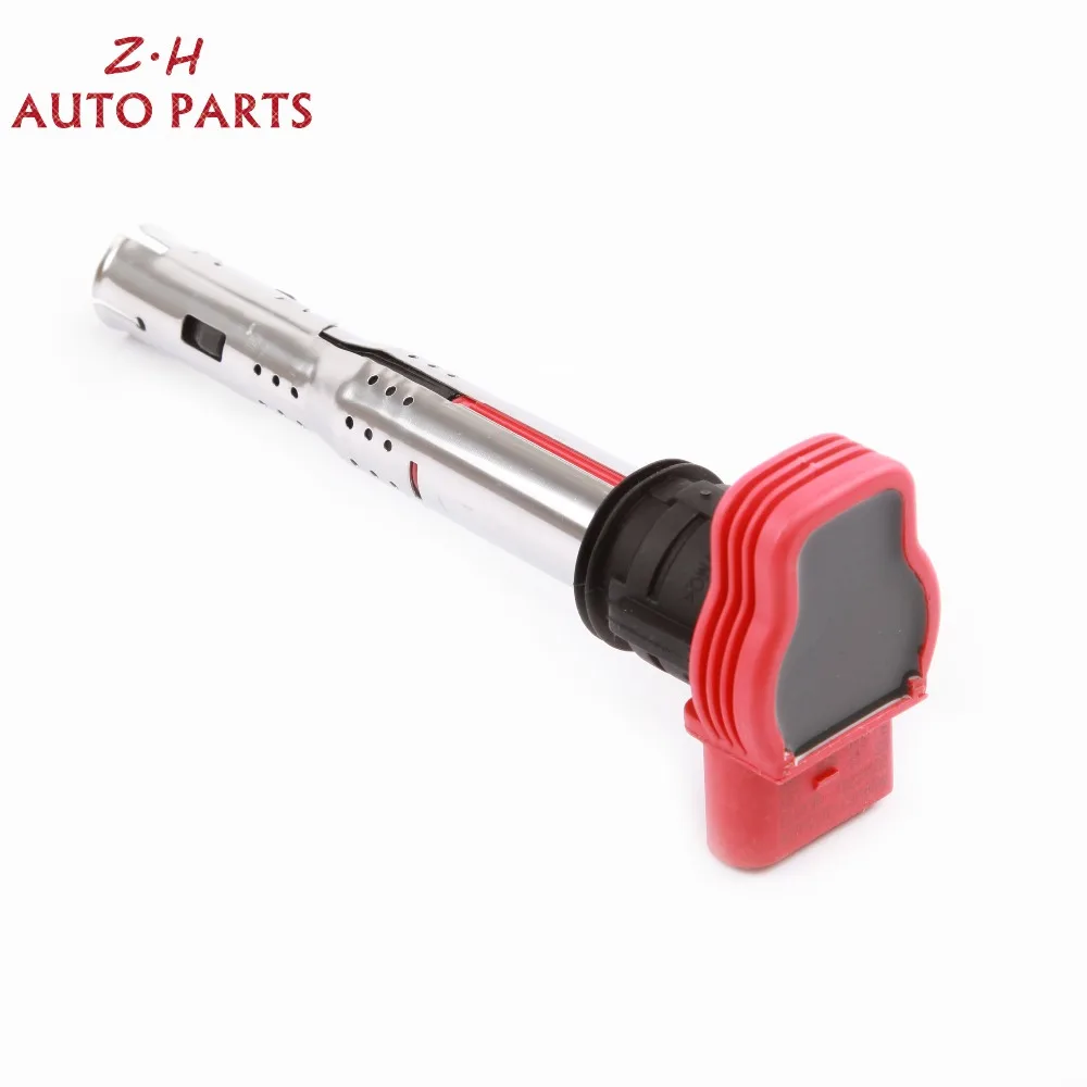 Новые 8 шт. красные катушки зажигания UF-529 для Porsche Cayenne VW Volkswagen Touareg Audi A4 A5 A6 Quattro Q5 3,0 3,2 V6 06E905115D