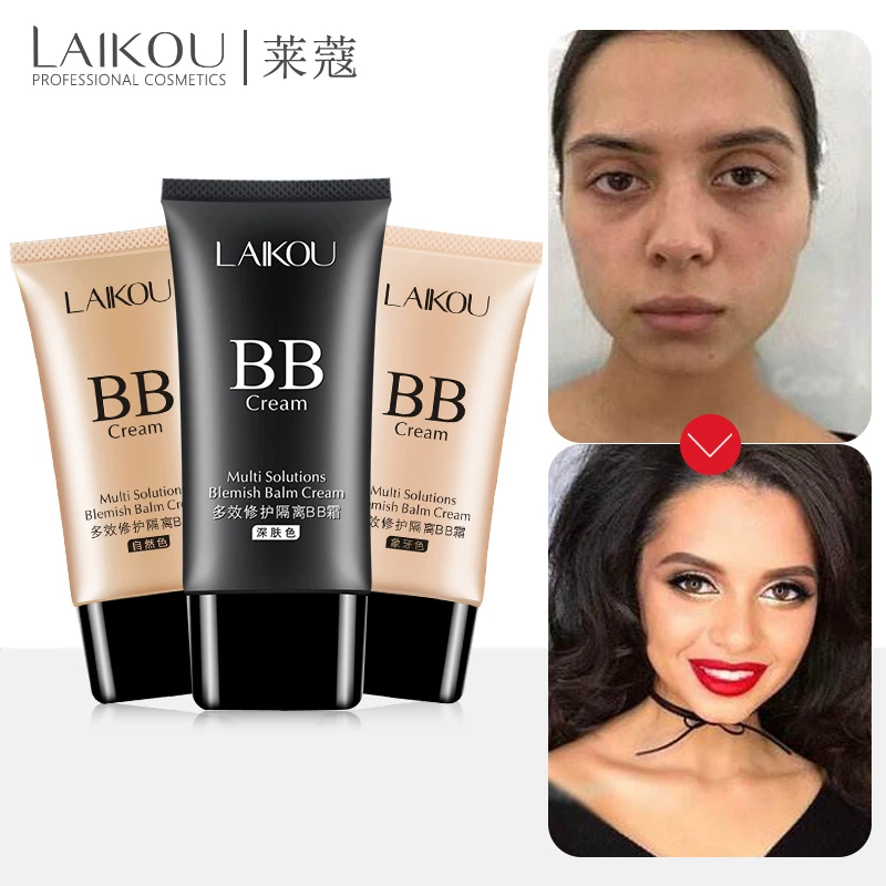 Brand Korean Laikou Bb Cream Concealer Moisturizing Foundation Makeup Bare Whitening Face Beauty Make Up Cover Concealer Bb Cc Creams Aliexpress