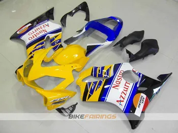 

Injection Mold New ABS Fairings Kit Fit for HONDA CBR 600 F4i FS 01 02 03 CBR600 2001 2002 2003 body set yellow blue