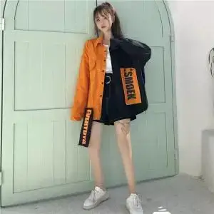 Джемперы Женские модные зимние пальто плюс размер осенние женские Harajuku на молнии карманы одежда бомбер куртки Уличная Свободная Толстовка - Цвет: 2