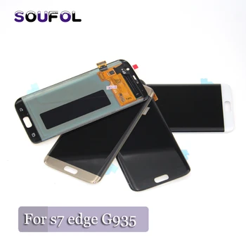 

SUPER AMOLED Display for SAMSUNG Galaxy s7 edge G935 G935F SM-G935F LCD Digitizer Assembly