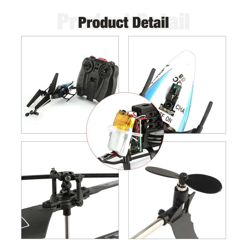 FQ777 610 3CH мини исследовать RC беспилотный летательный аппарат 6-осевой Встроенный гироскоп ИК-пульт дистанционного Управление игрушки с светодиодный светильник прочный Структура