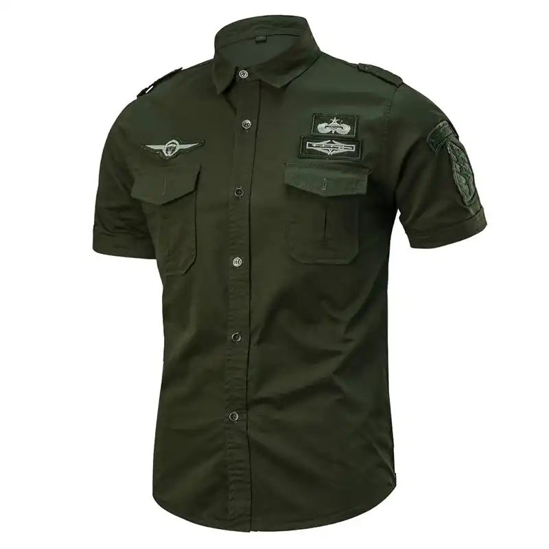 Sobrecamisas militares hombre Clearance
