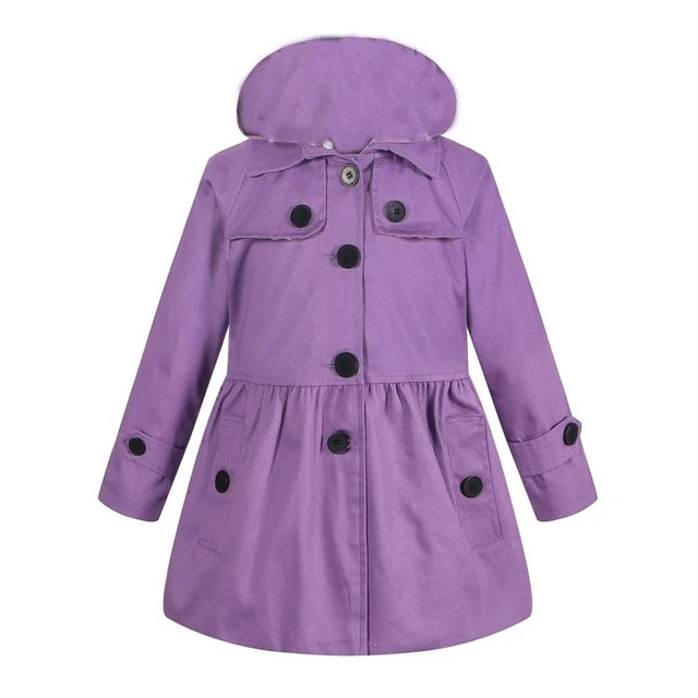 309233 purple R& Z/детское зимнее теплое пальто с мехом для маленьких девочек, коллекция года, куртка-плащ, плотная теплая одежда, милые пальто с капюшоном и длинными рукавами для маленьких девочек, куртка - Цвет: 309233 purple