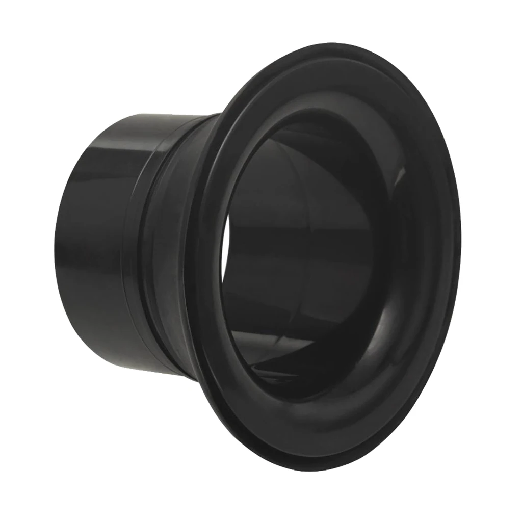 

Premium ABS Bass Drum Enhancer with Bass Drum Port Hole Protector (Black) Sound Great, Durable