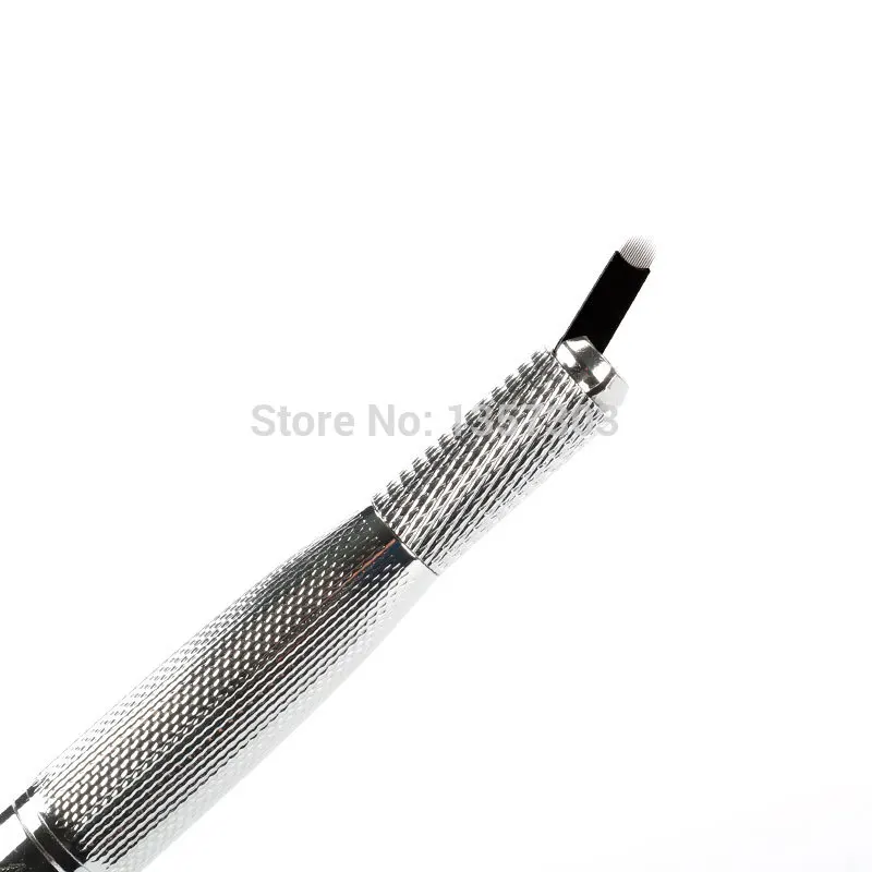 JSCOLOUR 500 шт 16 Pin иглы u-образная татуировка для бровей превосходное микроблейдинг лезвия для azerana