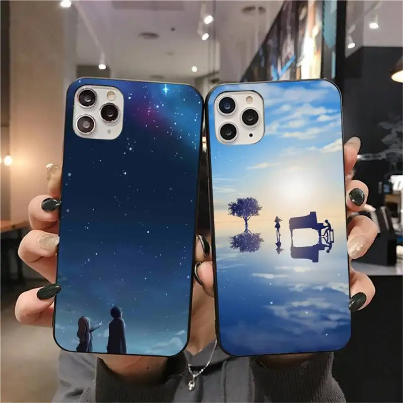 

Your Lie in April Phone Case for iphone 12 pro max mini 11 pro XS MAX 8 7 6 6S Plus X 5S SE 2020 XR case