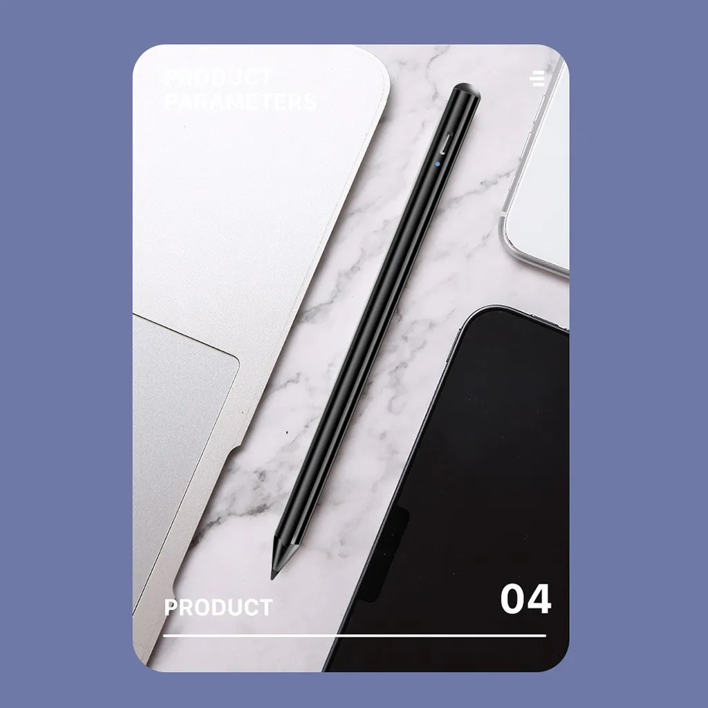 Стилус для iPad, ручка с отторжением ладони, стилус для сенсорного экрана, карандаш для Apple iPad(6th Gen), для iPad Pro 11/12, 9 дюймов, z1216#4 - Цвета: Черный