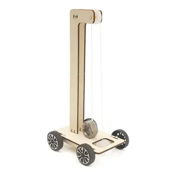 

Kuulee Gravity Car Primary Secondary School Science Kit Small Production DIY Physical Labor Class Materials Set