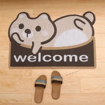 

1pc Door Mat Entrance Dirt Trapper Floor Door Mat Non-slip Wear Resistant Front Doormats Washable Pad for Home Indoor Entrance