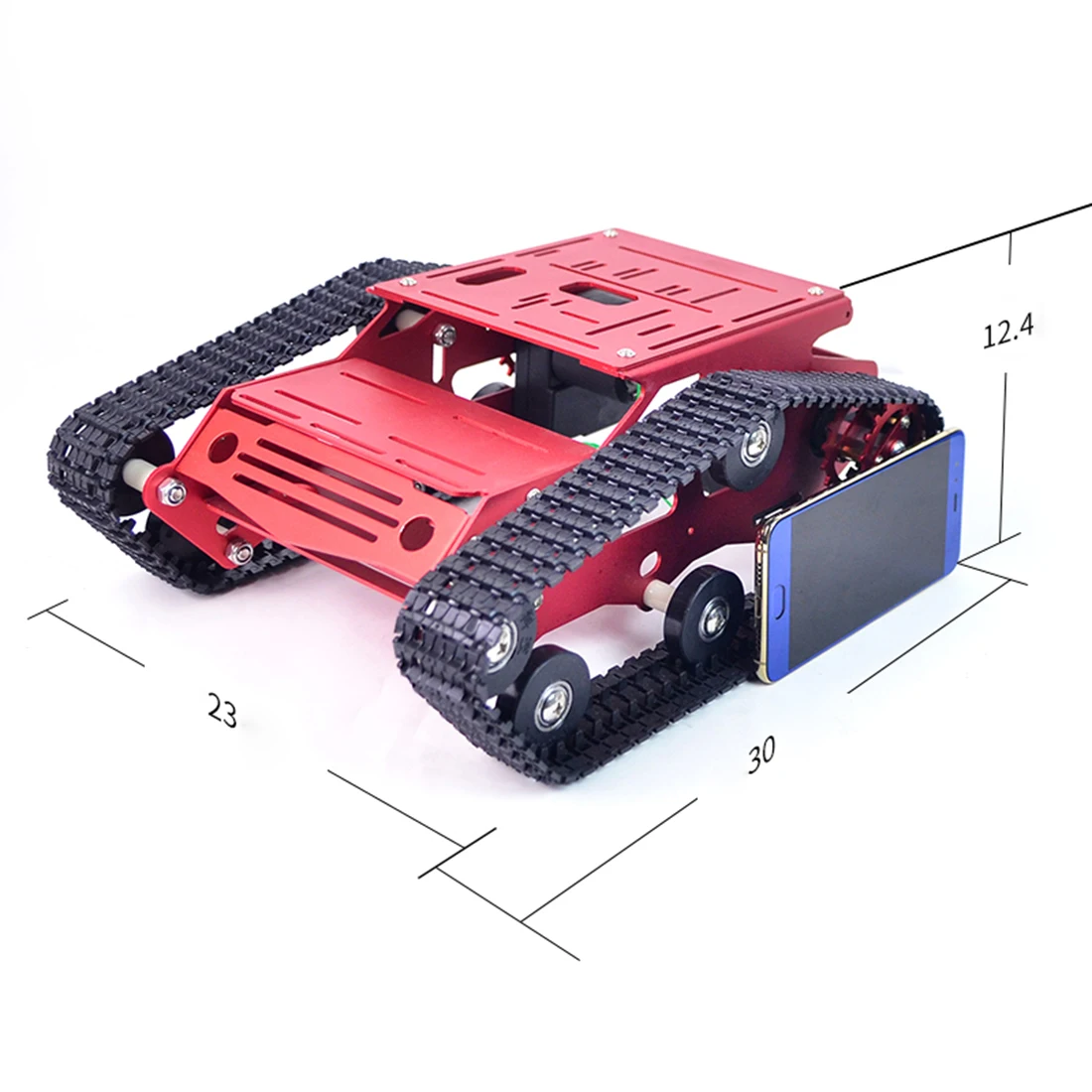  Surwish DIY Smart Robot Tank Crawler Chassis Car Frame Kit Programmable Toys For Kids Adults Christ - 4000283840877