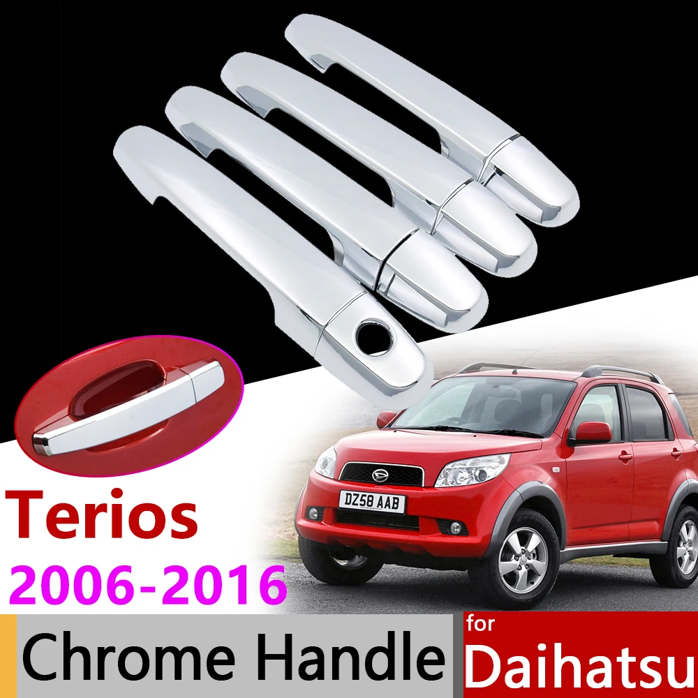 Car Accessories Door Chrome Handle Cover for Daihatsu Terios 20062016