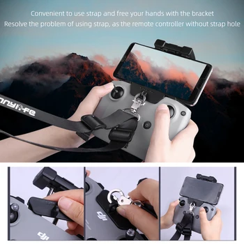 

For DJI Mavic Air 2 Remote Controller Neck Strap Bracket for DJI Mavic Air 2 Accessories Drone RC Adjustable Hook Rope Lanyard