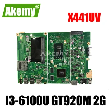 

Original For Asus X441UV Laptop Motherboard X441U X441UV REV2.1 i3 6100U Processor Graphic GT 920MX with 2GB VRAM mainboard