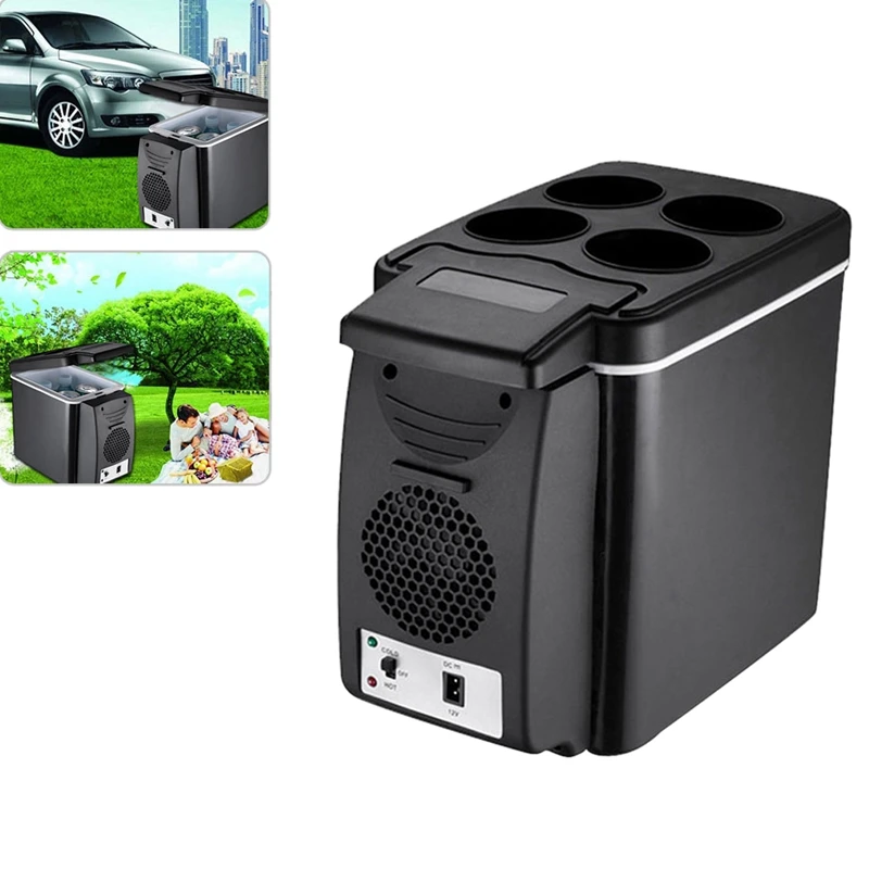 ^Cheap 6L Car Refrigerator 12V Multi-Function Temperature Control Dual-Use Box Cooler Warmer Vehicular Fridge for Travel Home ^Cheap 6L Car Refrigerator 12V Multi-Function Temperature Control Dual-Use Box Cooler Warmer Vehicular Fridge for Travel Home