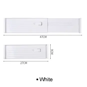 

Household Retractable Drawer Divider Organizer Storage Plastic Cabinet Drawer Separator Divider Grid