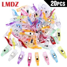 LMDZ 20 Pcs Mini Multi-propósito Clips uso como Clips para costura vinculante Clips para acolchado crochet de propósito General