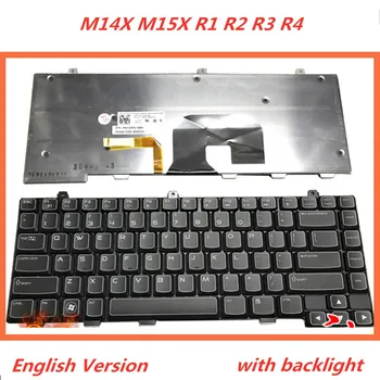 

Laptop English Keyboard For Dell M14X M15X R1 R2 R3 R4 Notebook Replacement layout Keyboard