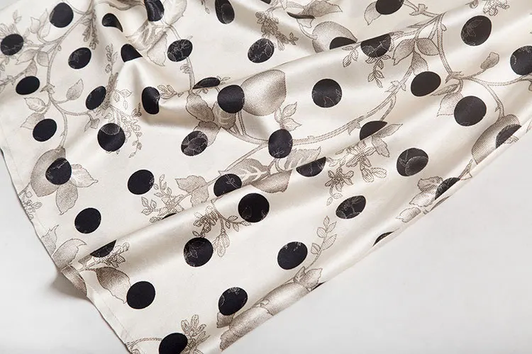 Dot Prints Dress Women's Young-Style Retro Swing