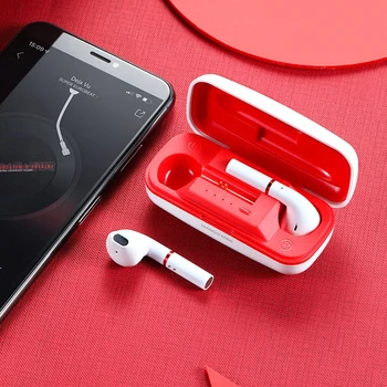 

A8 A12 Wireless Bluetooth 5.0EarphoneBinaural in-earbud TWS5.0 Sports Waterpoof HIFI Sound Bluetooth Headset Red