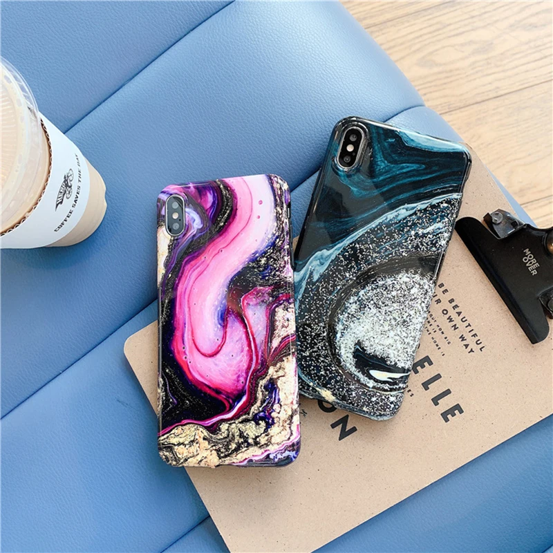 Мобильный чехол для iPhone X XS max XR разноцветный светочувствительный силиконовый