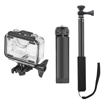 

Waterproof Case Mini Tripod Selfie Stick for DJI OSMO Action Camera Sport Cam Accessories Tool Set for OSMO Action
