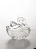 Glass Storage Jar Animal Sculpture Desktop Decoration Toothpick Holder Sugar Bowl and Salt BowlHome Decoration Desktop Ornaments 5