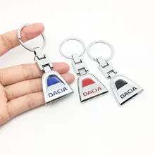 ANTINIYA 3D металлический автомобильный брелок для ключей, украшение для Dacia Duster Logan Sandero Stepway Lodgy Mcv 2 Dokker Chain Ring