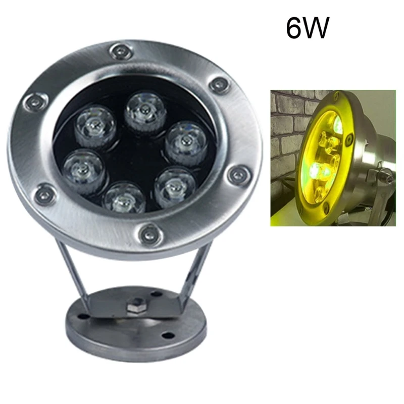 submersible lights 3W/6W/9W/12W Stainless Steel LED Fountain Light Waterproof Underwater Lamp marine underwater lights