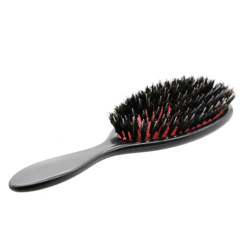 

High Recommended Boar Bristle Hair Extension Brush, Air cushion Paddle Hair Brush With Nylon Tip, Work Great For Hairstyling
