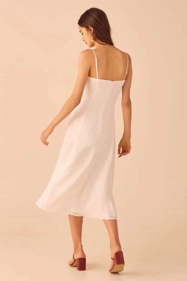 Однотонное кружевное платье-спагетти без бретелек в английском стиле, vestidos de fiesta de noche, Платье Макси