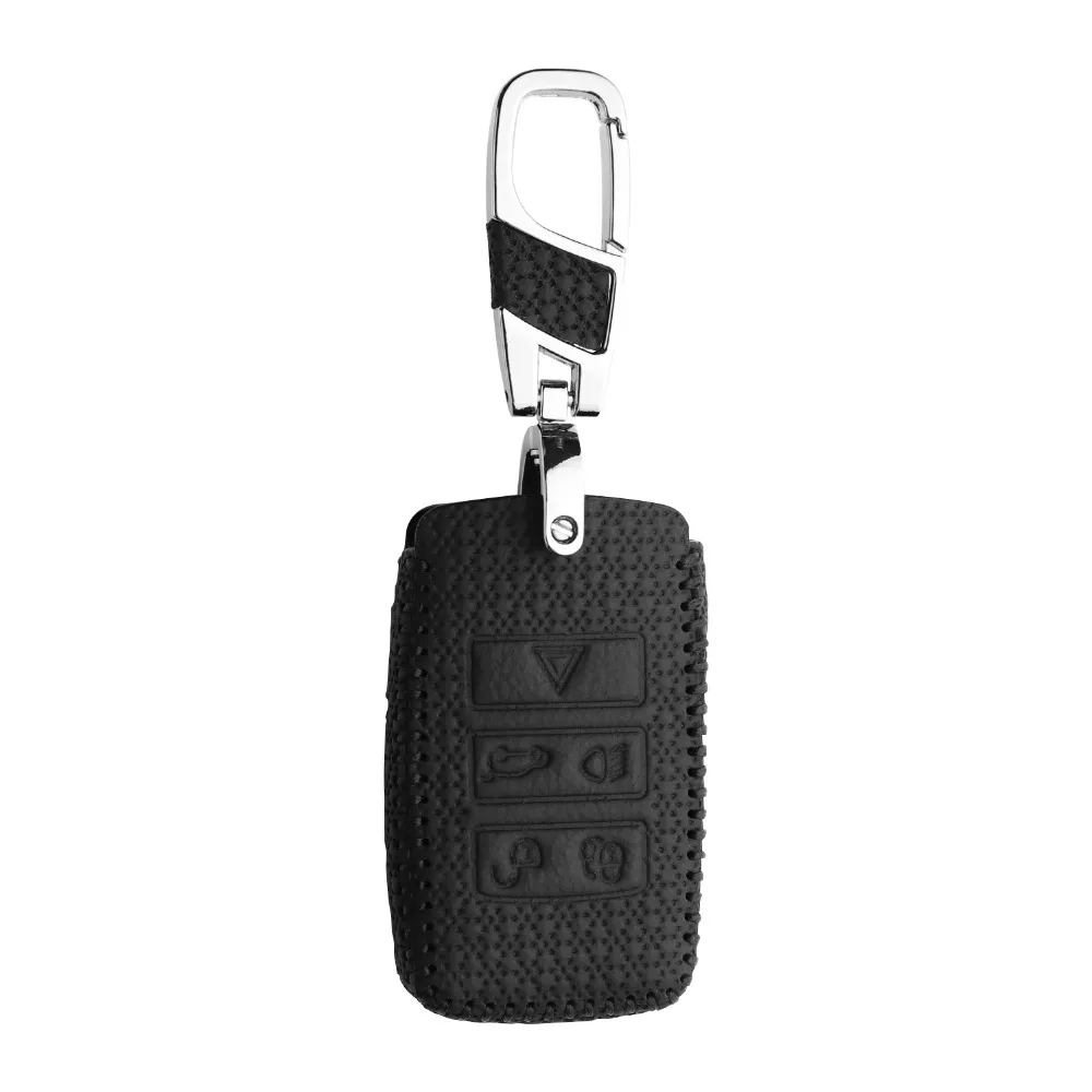 Кожаный чехол для ключей автомобиля для Range Rover Velar Discovery 5 Jaguar E-Pace Sport Evoque Аксессуары Стильный чехол для ключей