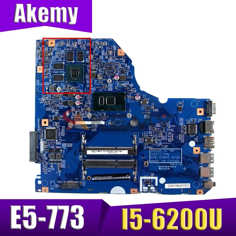 Для Acer Aspire E5-773G P278 TMP278 E5-773 Материнская плата ноутбука 14277-1M 448.05802.001 м 448.05803.001