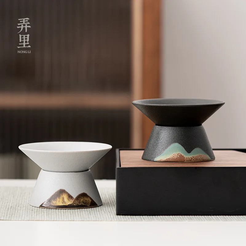 

Yuanshan Tea Strainer Groups Ceramic Tea Strainer Tea Filter Teaware Accessories Set Tea Ceremony Tea Accessories Tools