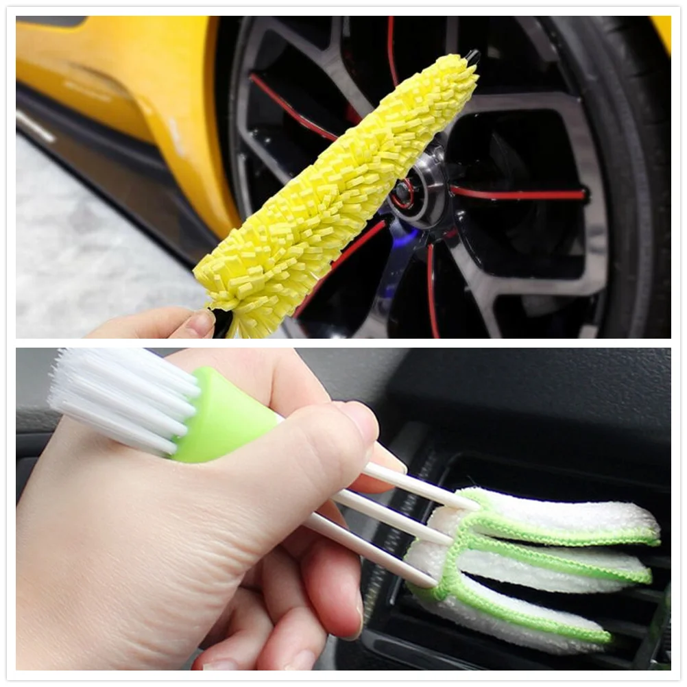 Car Tire Rim Cleaning Brush grill air outlet for Renault Alaskan Trezor Talisman Kwid Espace Kangoo EZ-GO Captur Arkana Zoe | Автомобили и