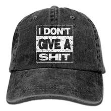 Я насрать 0 унисекс Бейсбол Кепки хлопкового денима Регулируемый Гольф Кепки s для Для мужчин или Для женщин