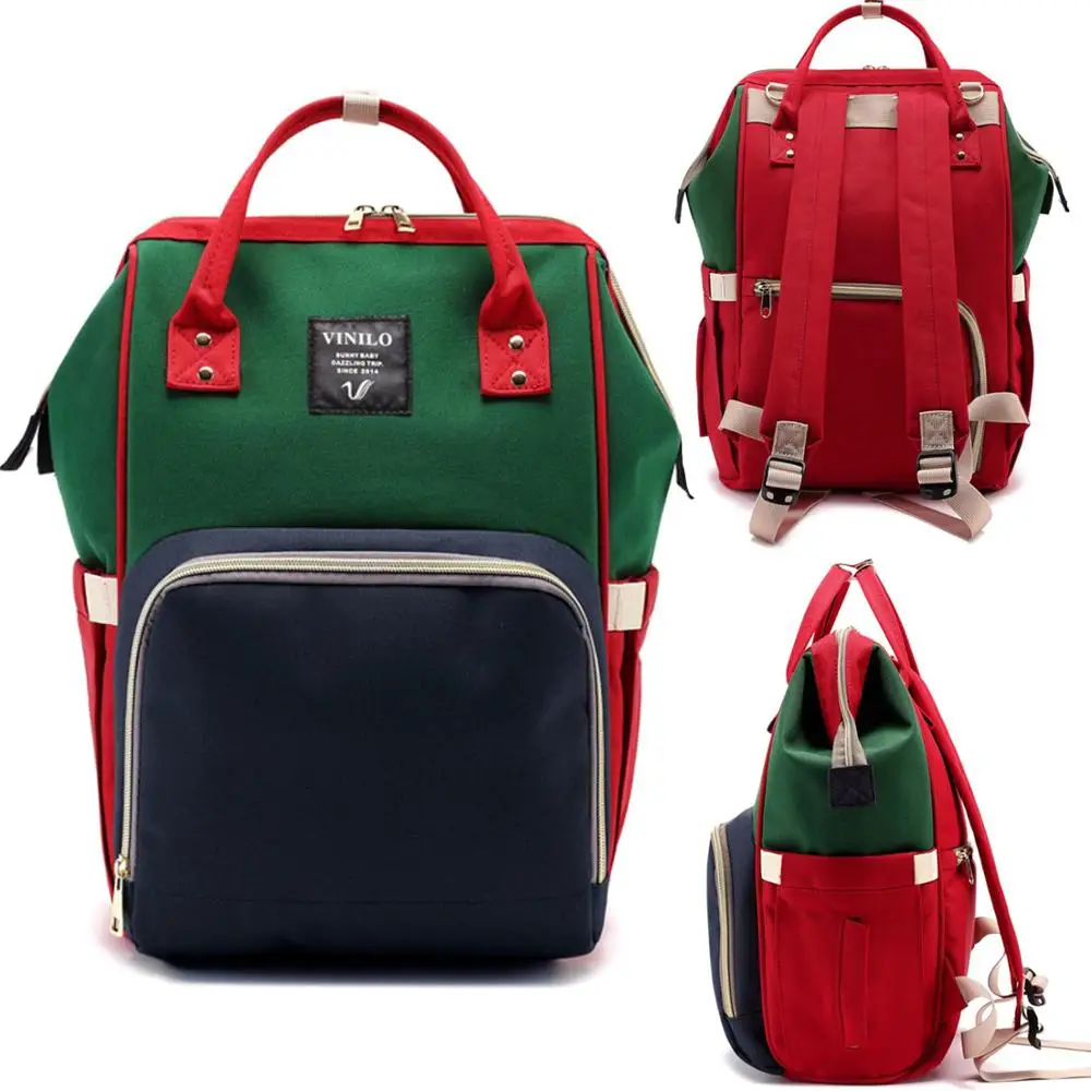 

Mummy Maternity Diaper Bag Big Capacity Nappy Bag Travel Backpack Nursing Bag for Baby Care Women Fashion Outdoor Waterproof Bag