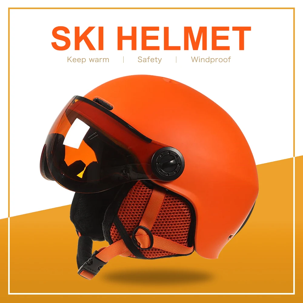 

Ski Helmet Snow Skateboard Helmet Ski Snowboard Helmet Integrally-molded Skiing Helmet For Adult and Kids