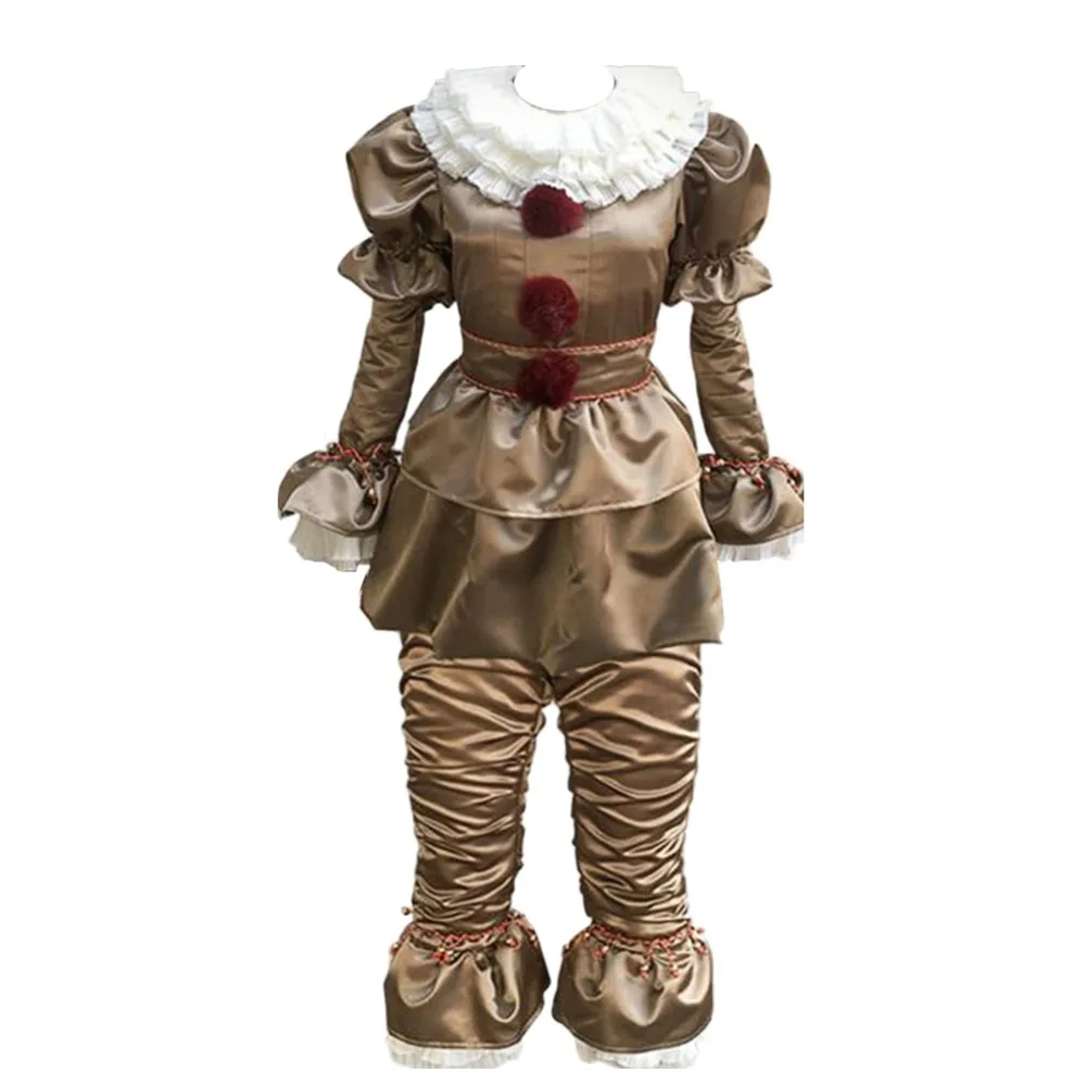 Костюм для косплея на Хэллоуин для женщин и мужчин Julymoda Scary Movie It Chapter Two Pennywise костюм клоуна для косплея для детей
