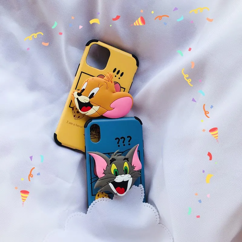 Милый силиконовый чехол-подставка для телефона iphone 11Pro чехол Max XR Xsmax 7 8plus SE2020