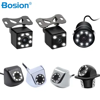 

Bosion Waterproof Car Rear View Camera HD Camera Distance Scale Auto Parking Backup Reverse Camera Universal 8 LED 170 Degree