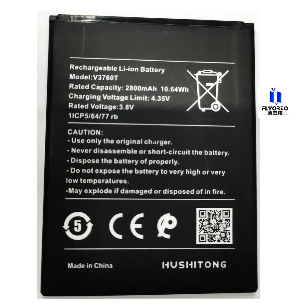 100% новый высококачественный аккумулятор 2800 мАч V3760T для Nokia мобильный телефон |