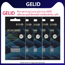 Gelid GP-EXTREME-almohadilla térmica de alto rendimiento para CPU/GPU, tarjeta gráfica, placa base, varios tamaños