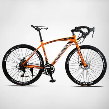 

Bicycle 26 Inch 21 Speed Road Bike Fixed Gear Men and Women Break Wind Road Racing Solid Live Bicycle