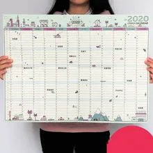 4 стиля, студенческий, 365 дней, настенный бумажный календарь, ежедневник, заметки, школьные принадлежности, График обучения, ежедневник